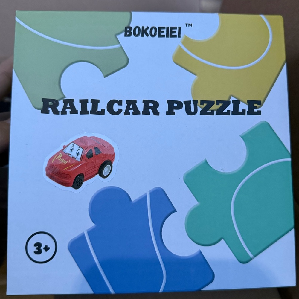 Rail Car Puzzle Toy